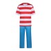Crazy Pirate Crew Cosplay Costume Marco Veronica Cosplay Halloween Party Children's Performance Clothing