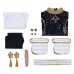 K-POP Witch Girl Group Cosplay Costume Rumi Black Stage Outfit Cosplay Halloween Performance Costume Anime Costume