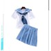 Halloween Cosplay Double Blade Girl Kill la Kill Mako Mankanshoku JK Uniform Sailor Suit