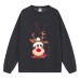 Fall shoulder long sleeved hoodie for Christmas women