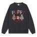 Black and red checkered Christmas hoodie for women