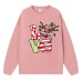 Christmas hoodie women's love print reindeer