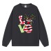 Christmas hoodie women's love print reindeer
