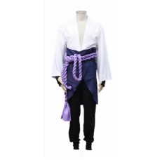 Halloween Uchiha Sasuke Cosplay Costume Zipper Anime Performance Outfit