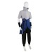 Halloween Uchiha Sasuke Cosplay Costume Zipper Anime Performance Outfit
