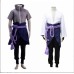Halloween Uchiha Sasuke Cosplay Costume Zipper Anime Performance Outfit