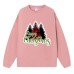 Black and red checkered Christmas tree print for ladies