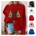 Christmas tree print top