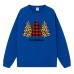 Christmas tree print top