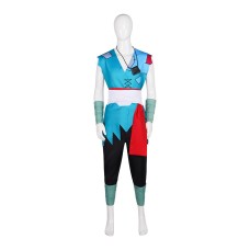 Skull Pangzi Cosplay Costume Ghost Face Man Skull Pangzi Character Replica Halloween Anime Performance Costume