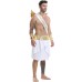 Fashion Clothing Halloween Party Greek Mythology Angel Cupid Gold Foil Ribbon Costume
