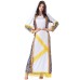 Fashion StyleSilhouettePrinted Short SleeveGold Foil Printing Two-Piece Set  Women's Fashion Set