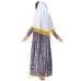 Fashion StyleSilhouettePrinted Short SleeveGold Foil Printing Two-Piece Set  Women's Fashion Set