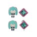 Hatsune Miku 39 Future Appointment Shaker Earrings