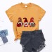 Santa Claus Love Printed Loose T-shirt