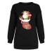 Christmas Socks Cute Cow Sugar Printed Hoodie
