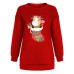 Christmas Socks Cute Cow Sugar Printed Hoodie