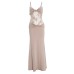 Strap Dress Lace Transparent Slimming Long Dress