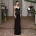 Strap Dress Lace Transparent Slimming Long Dress