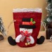 Christmas decorations, apple bags