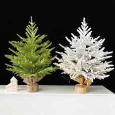 Santa Yuan New Pure PE 60CM Desktop Christmas Tree Decoration for Hotel, Commercial Supermarket Window Display, Factory Direct Supply