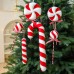 Santa Yuen New Red and White Decorative Foam Candy Cane Lollipop Ornament Christmas Decoration Christmas Tree Decoration