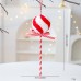 Santa Yuen New Red and White Decorative Foam Candy Cane Lollipop Ornament Christmas Decoration Christmas Tree Decoration