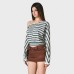 Solid Color Turn-Down Collar Button-Up A-Line Top for Women
