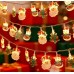 Painted Old Man, Snowman, Christmas Tree, Christmas Lights, LED Light String, Outdoor Decoration