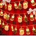 Painted Old Man, Snowman, Christmas Tree, Christmas Lights, LED Light String, Outdoor Decoration