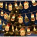 Painted Old Man, Snowman, Christmas Tree, Christmas Lights, LED Light String, Outdoor Decoration