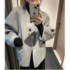 Style Wool Coat for Women, High-End Short Length, Petite Fit