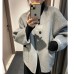 Style Wool Coat for Women, High-End Short Length, Petite Fit