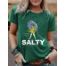 Emoji Girl Umbrella Short Sleeve