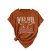 Short sleeved bull head belief pattern