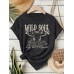 Short sleeved bull head belief pattern
