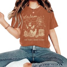 Salem Witch Pattern Short Sleeve