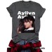 Printed short sleeved AYLIVA
