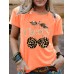 Short sleeved female Cherry leopard print cherry Short sleeved female Cherry leopard print cherry