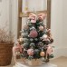Mini Christmas Tree Decorations Christmas Indoor DecorationTabletop Mini House Christmas Tree Ornament
