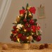 Mini Christmas Tree Decorations Christmas Indoor DecorationTabletop Mini House Christmas Tree Ornament