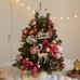 Santa Deer Christmas Tree Set for Desk, Mini Christmas Tree Decoration for Holiday Scene Arrangement
