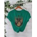 Guitar Disc Printed Short Sleeve