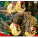 Colorful Christmas Hat Moon - Christmas Light LED String