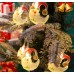 Colorful Christmas Hat Moon - Christmas Light LED String