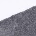 Round neck ribbed long sleeved solid color knitted sweater for women