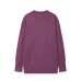 V-neck long sleeved pullover loose knit sweater for women