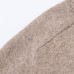 Long sleeved single breasted solid color knitted sweater for women