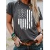 T-shirt flag print