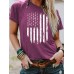 T-shirt flag print